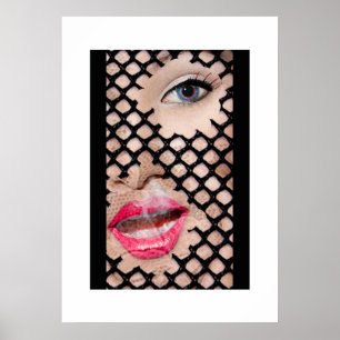 Roze lips poster