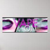 Roze lips Roke Vapeon Poster (Voorkant)