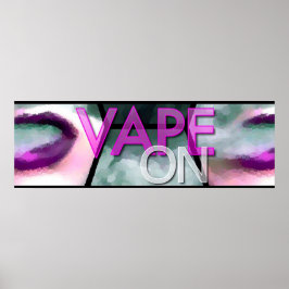 Roze lips Roke Vapeon Poster