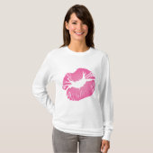 Roze LIps T-shirt (Voorkant volledig)