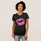 Roze LIps T-shirt (Voorkant volledig)
