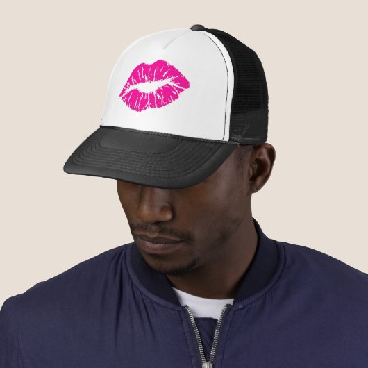 Roze lips trucker pet (In situ)