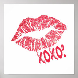 Roze Lips XOXO | Makeup Artist Poster
