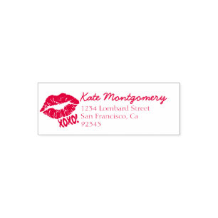 Roze Lips XOXO   Makeup Artist Zelfinktende Stempel