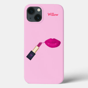 Roze lipstick Case-Mate iPhone case