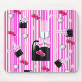 Roze lipstick Hartenstreep Muismat! Muismat (Voorkant)