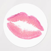 Roze lipstick labels (Design 2)