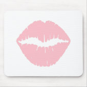 Roze lipstick muismat (Voorkant)