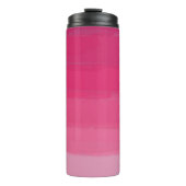 Roze lipstick Ombre Tumbler Thermosbeker (Voorkant)