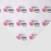 Roze lipstick tissuepapier (Detail)