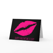 Roze Lipstick Valentijn pop op girale roze lippen