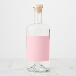 Roze liquor label likeurfles etiket