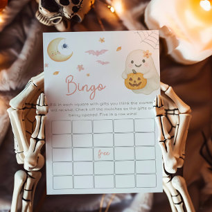 Roze Little Boo Baby Shower Bingo Spel