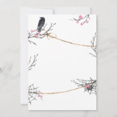 Roze Little Boo Halloween Baby shower Kaart (Achterkant)