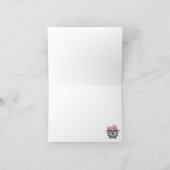 roze Little Boo Pompoen Halloween Baby shower Bedankkaart (Binnen)