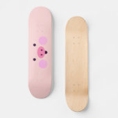 Roze Little Piggy Skateboard (Voorkant)