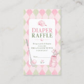 Roze Little Putter Luiers Raffle Kaart (Voorkant)