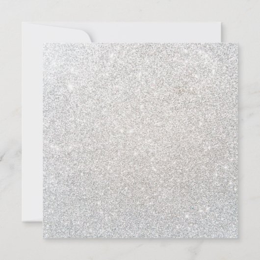 Roze Little Snowflake Baby shower Invitation Kaart (Achterkant)