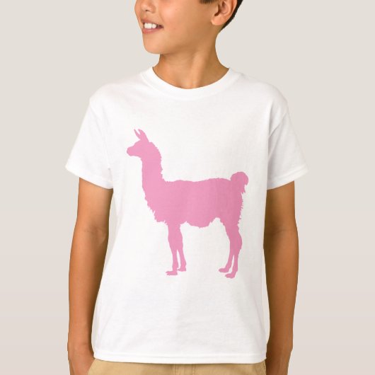 Roze Llama T-shirt (Voorkant)