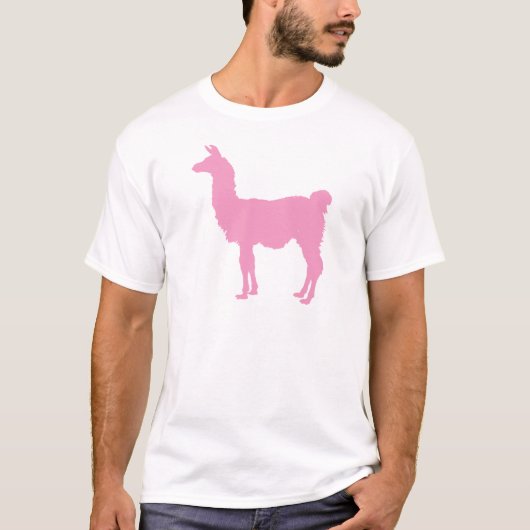 Roze Llama T-shirt (Voorkant)