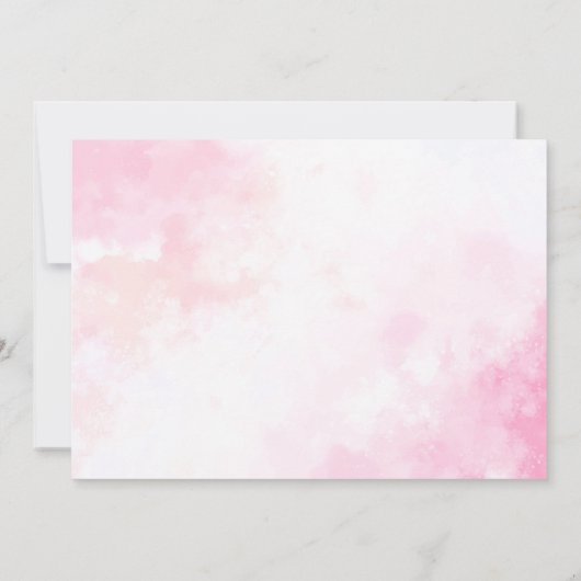 Roze Llama Verjaardagsfoto Dank u kaart (Achterkant)