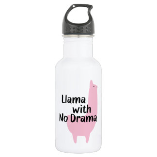 Roze Llama Water Fles