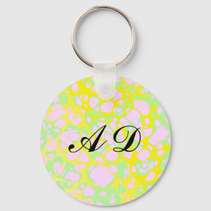 Roze lobs sleutelhanger