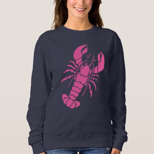 Roze Lobster Trui (Voorkant)