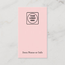 Roze Logo | Aangepaste Moderne Sieraden Oorbellen