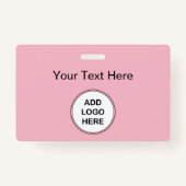 Roze Logo badges (Achterkant)