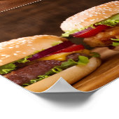 Roze Logo | Fotopromotie branding Poster (Hoek)