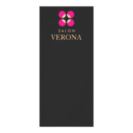 Roze Logo Makeup Artiest en Beauty Salon Menu