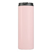 Roze Logo | Minimaal Modern Zakelijk Thermosbeker (Achterkant)