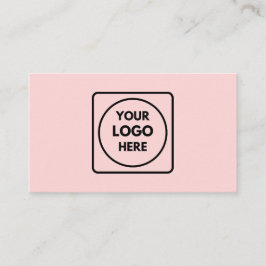 Roze Logo | Minimalistisch Professioneel Design Visitekaartje