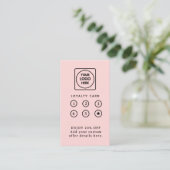 Roze Logo | Modern Zakelijk Loyalty Design (Staand voorkant)