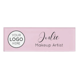 Roze Logo, Naam en Titel Naambadge
