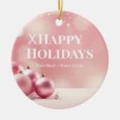 Roze Logo Ornament voor Salons (Voorkant)