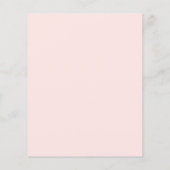 Roze Logo QR Code Zakelijke flyer (Achterkant)