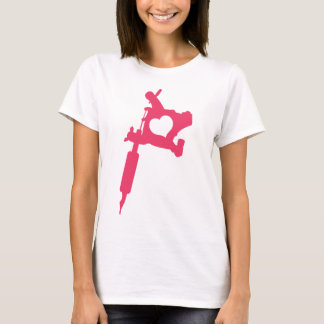 roze logo t-shirt