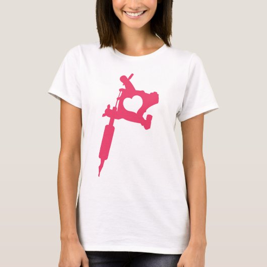 roze logo t-shirt (Voorkant)