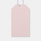 Roze Logo | Zakelijk Modern Minimalistisch Cadeaulabel (Achterkant)