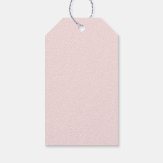 Roze Logo | Zakelijk Modern Minimalistisch Cadeaulabel (Achterkant)