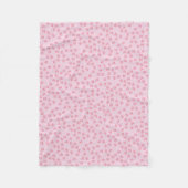 Roze Lollipop Fleece Deken (Voorkant)