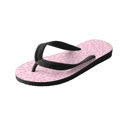 Roze Lollipop Kinder Teenslippers (Schuin)