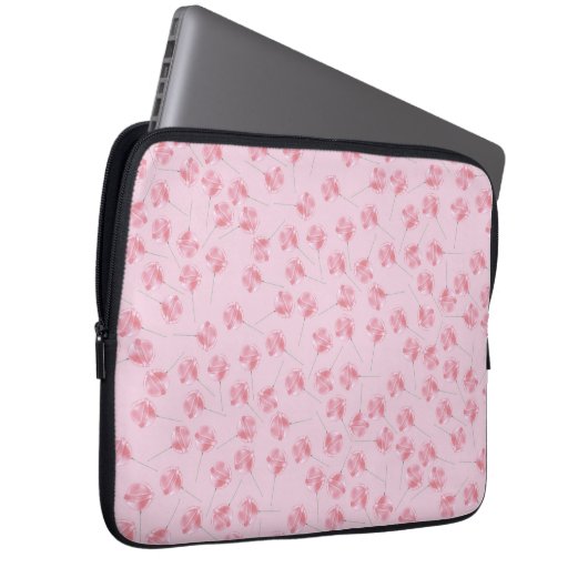 Roze Lollipop Laptop Sleeve (Voorkant Rechts)
