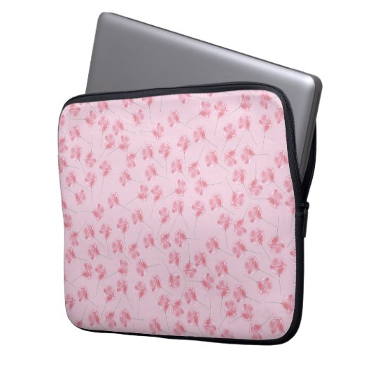 Roze Lollipop Laptop Sleeve (Voorkant Links)