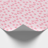 Roze lollipop-opvulpapier cadeaupapier (Hoek)