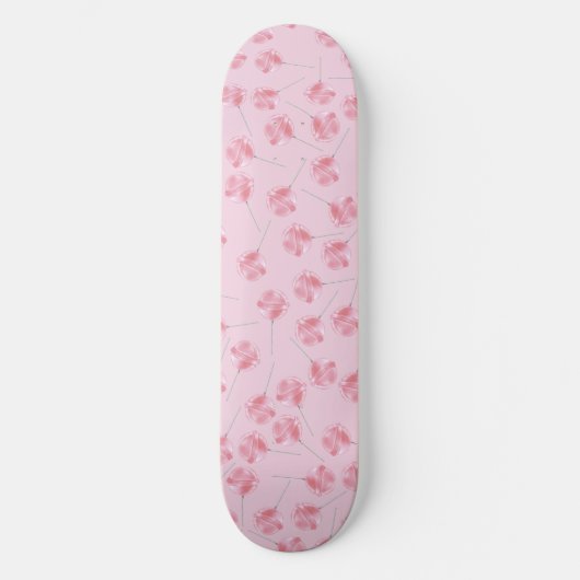 Roze Lollipop Persoonlijk Skateboard (Voorkant)