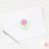 Roze Lollipop Stickers (Envelop)