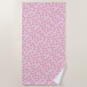 Roze Lollipop Strandlaken (Voorkant)